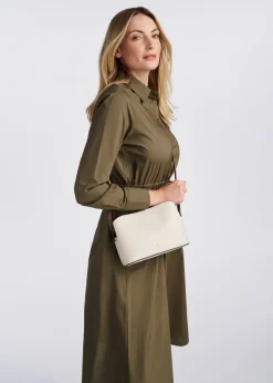 Kremowa mała torebka damska
