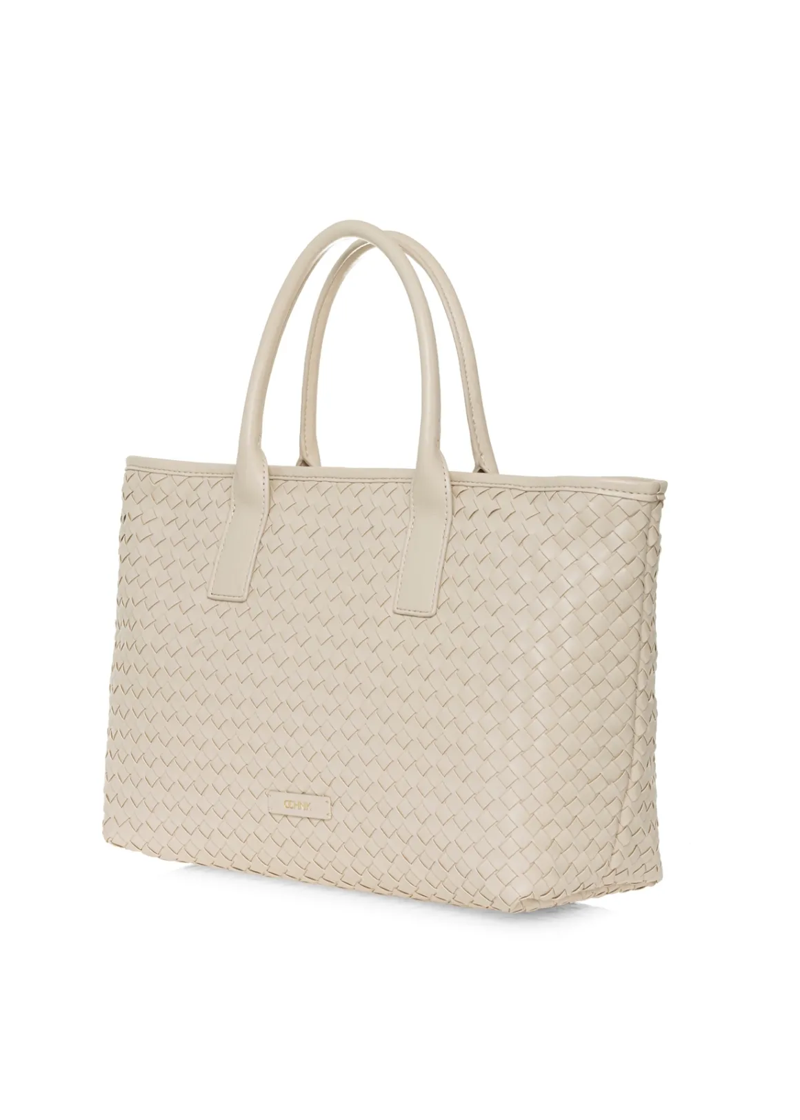 Kremowa torebka shopper damska