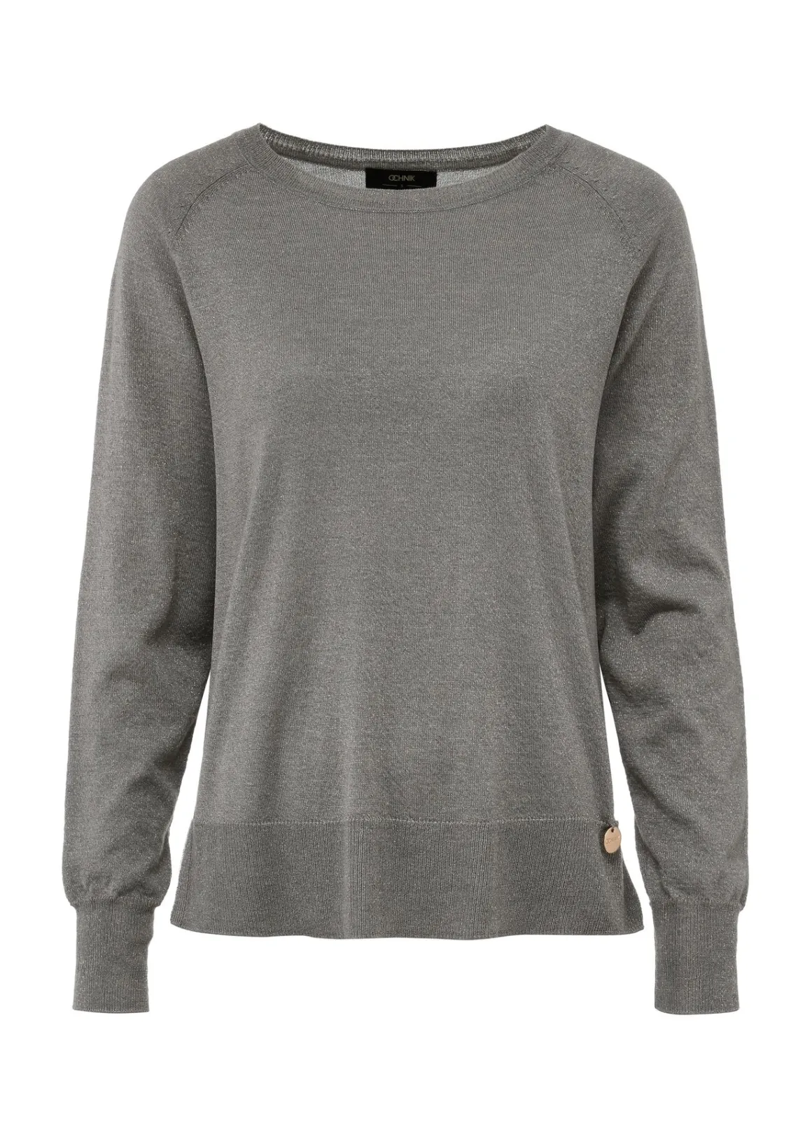 Lekki szary sweter damski