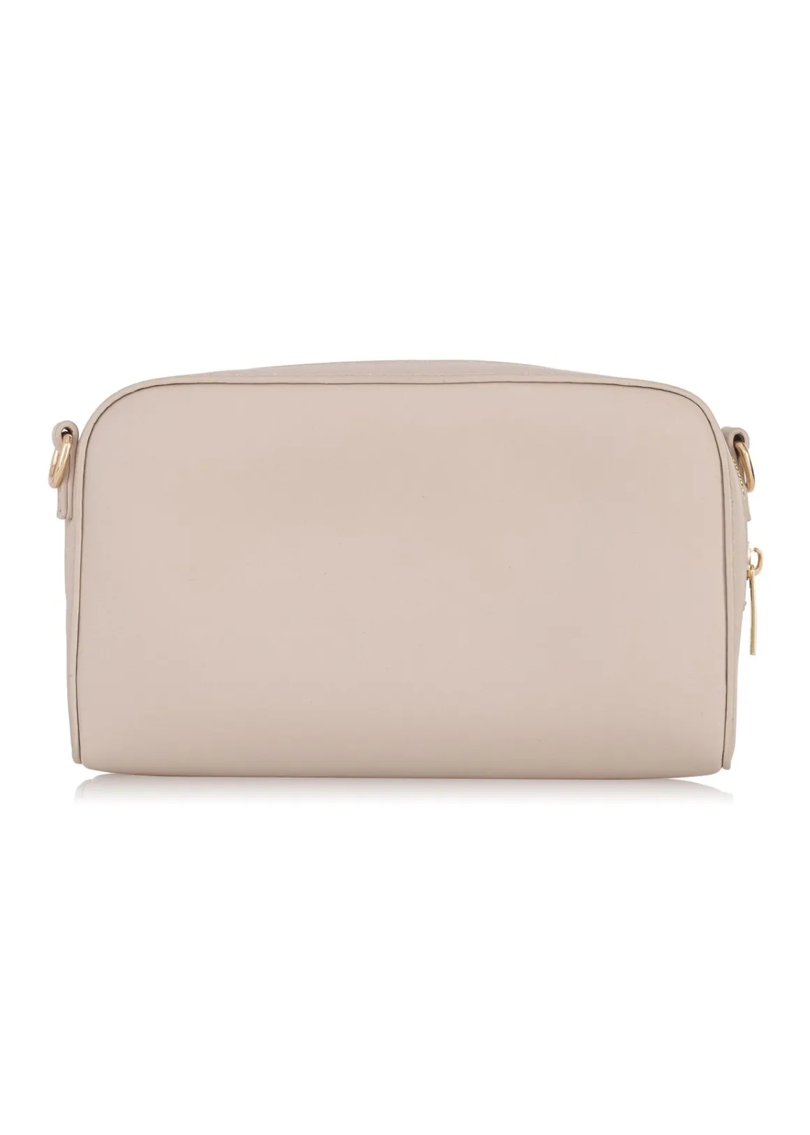 Mała beżowa torebka cross body