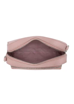 Mała różowa torebka cross body