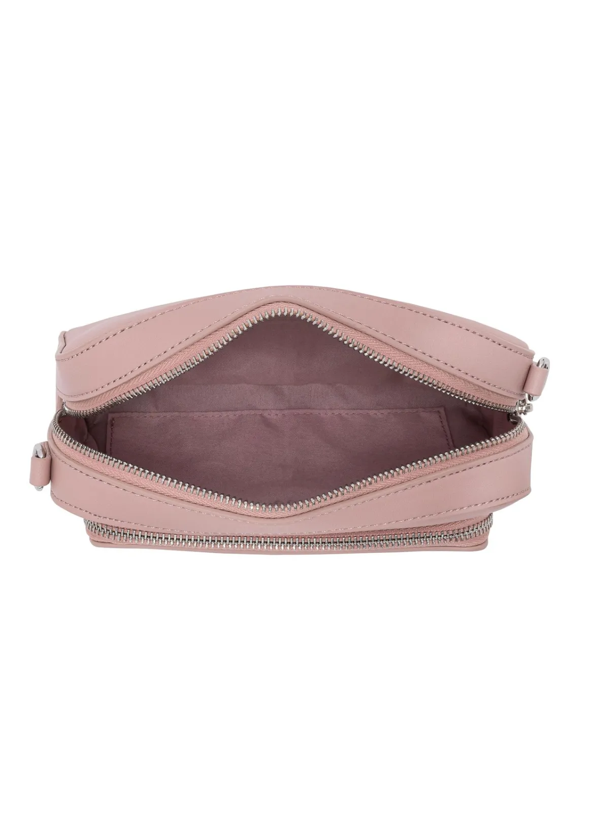 Mała różowa torebka cross body