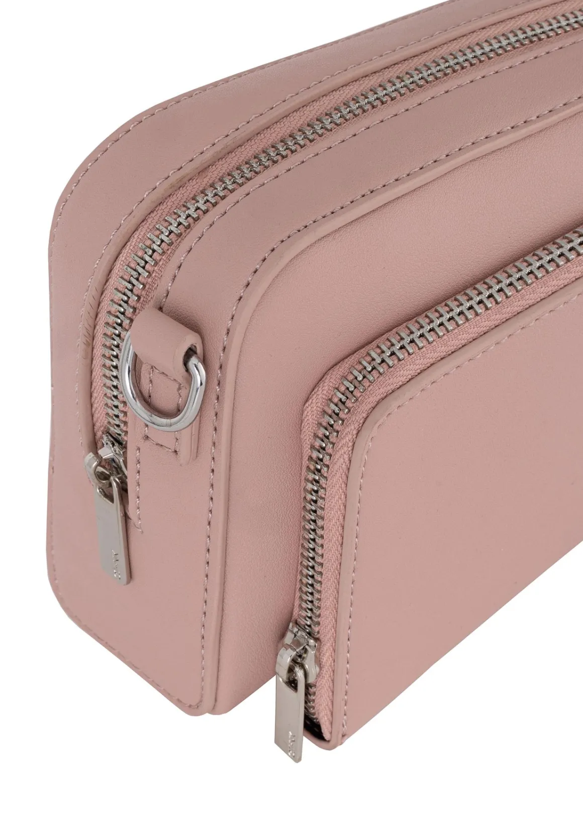 Mała różowa torebka cross body