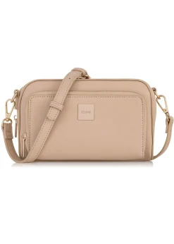Mała torebka cross body w kolorze beżowym