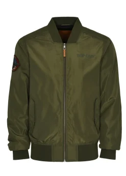 Oliwkowa kurtka bomberka męska TOP GUN