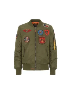 Oliwkowa kurtka męska Top Gun