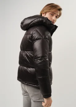 Pikowana zimowa kurtka męska