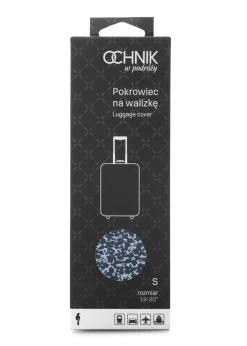 Pokrowiec na małą walizkę w kwiaty