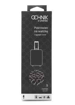 Pokrowiec na małą walizkę z monogramem