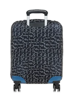 Pokrowiec w monogram na małą walizkę