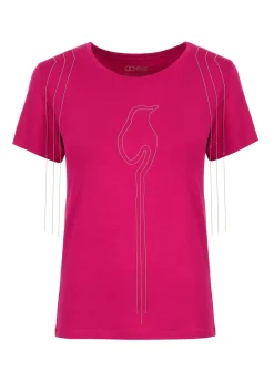 Różowy T-shirt damski
