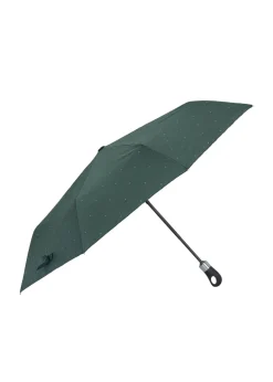 Składany parasol damski w kolorze zielonym
