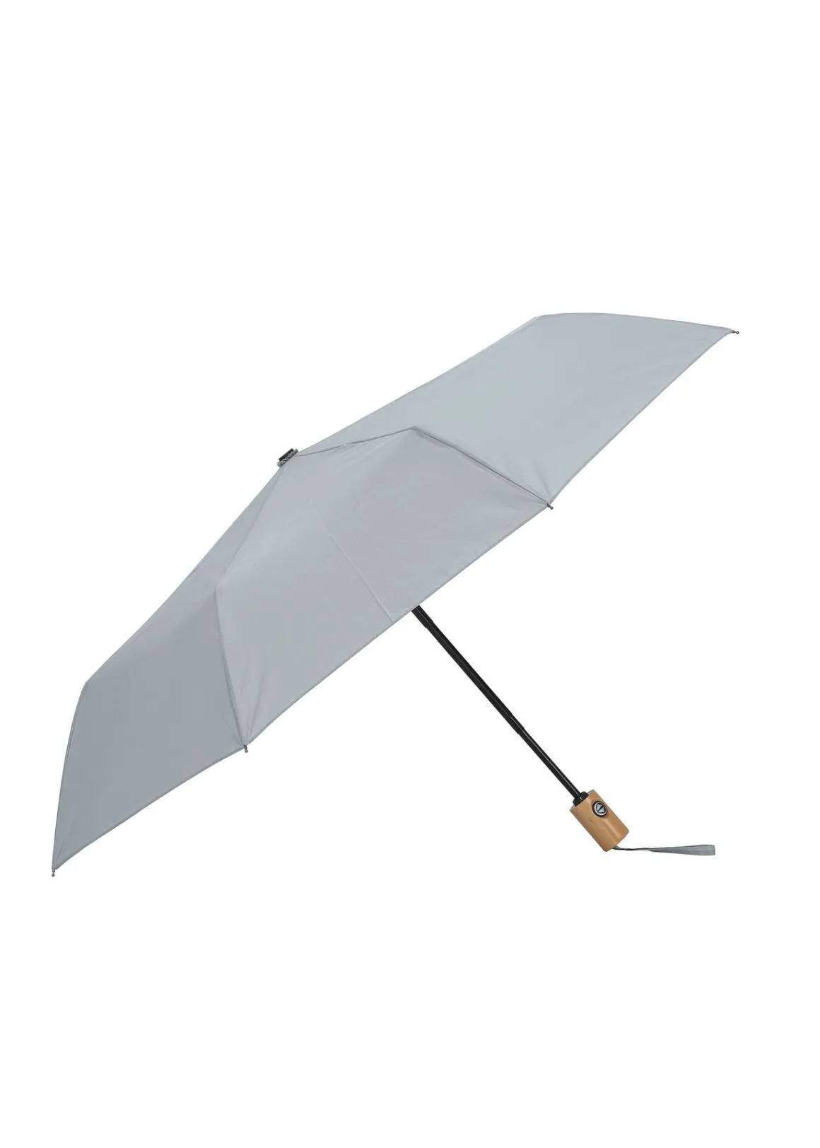 Składany parasol damski w kolorze szarym