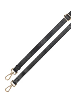 Skórzana czarna torebka damska typu hobo