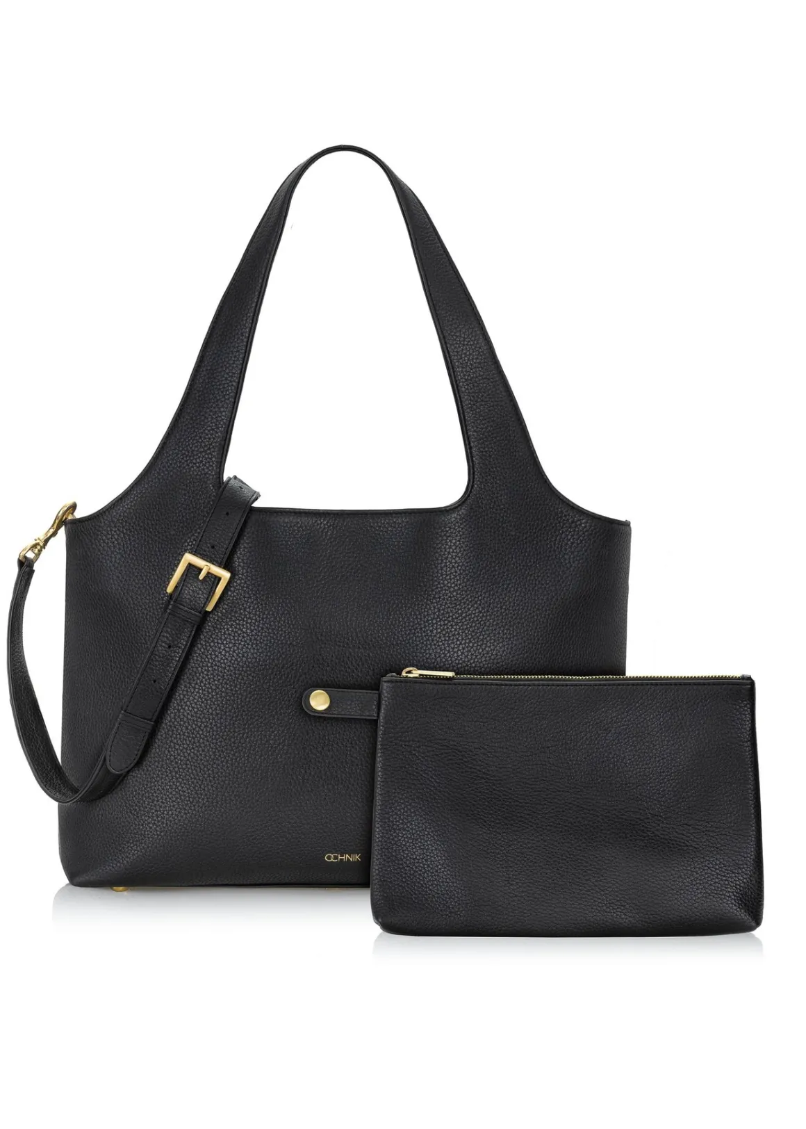 Skórzana torebka shopper damska