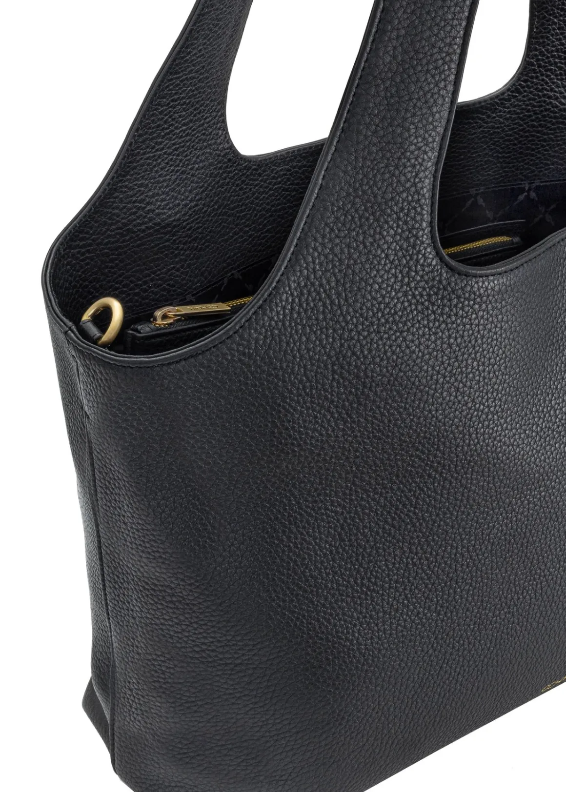 Skórzana torebka shopper damska