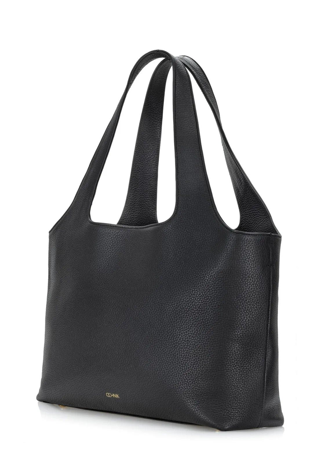 Skórzana torebka shopper damska