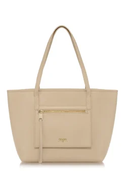 Skórzana torebka shopper damska