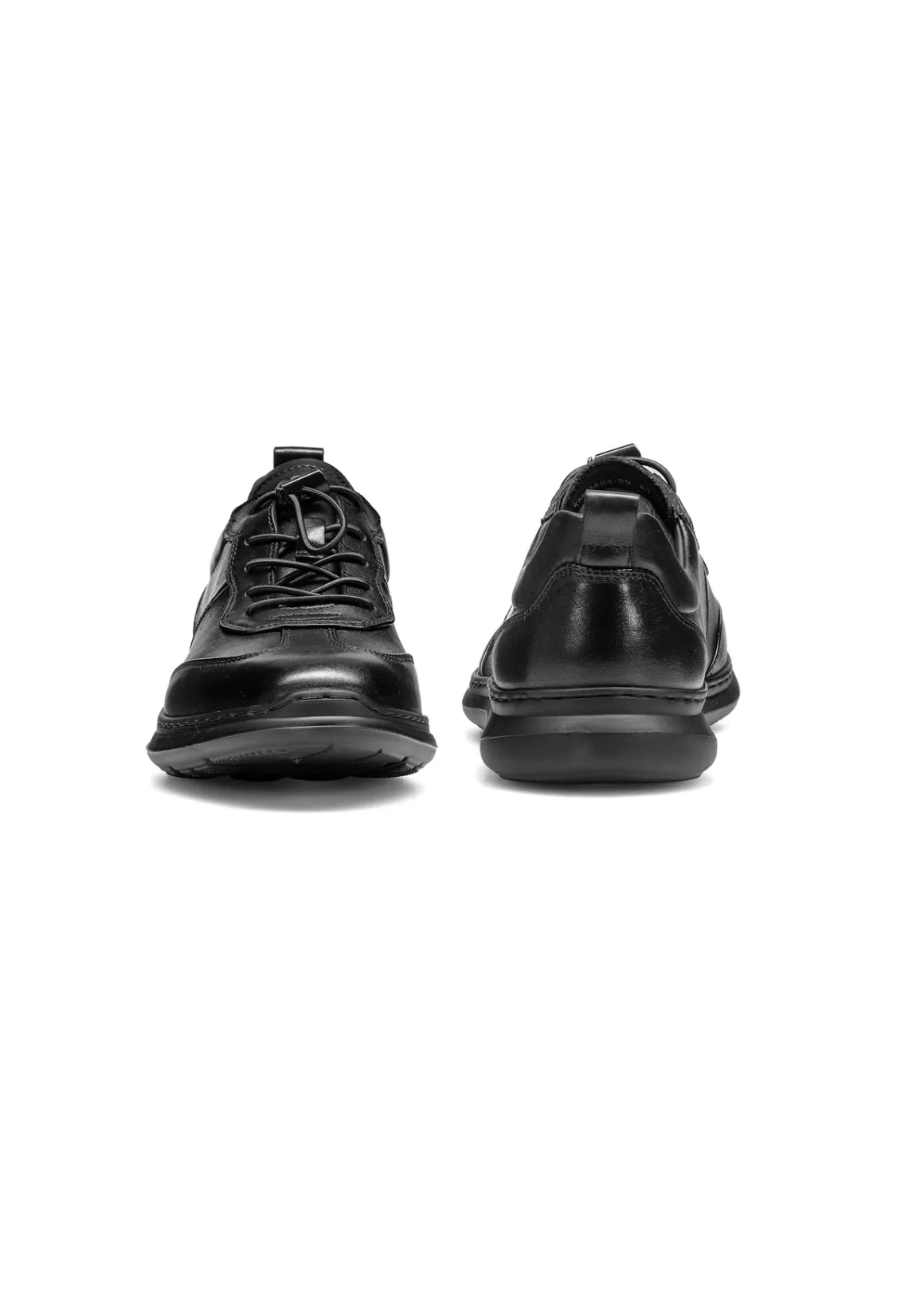 Skórzane buty męskie ze ściągaczem