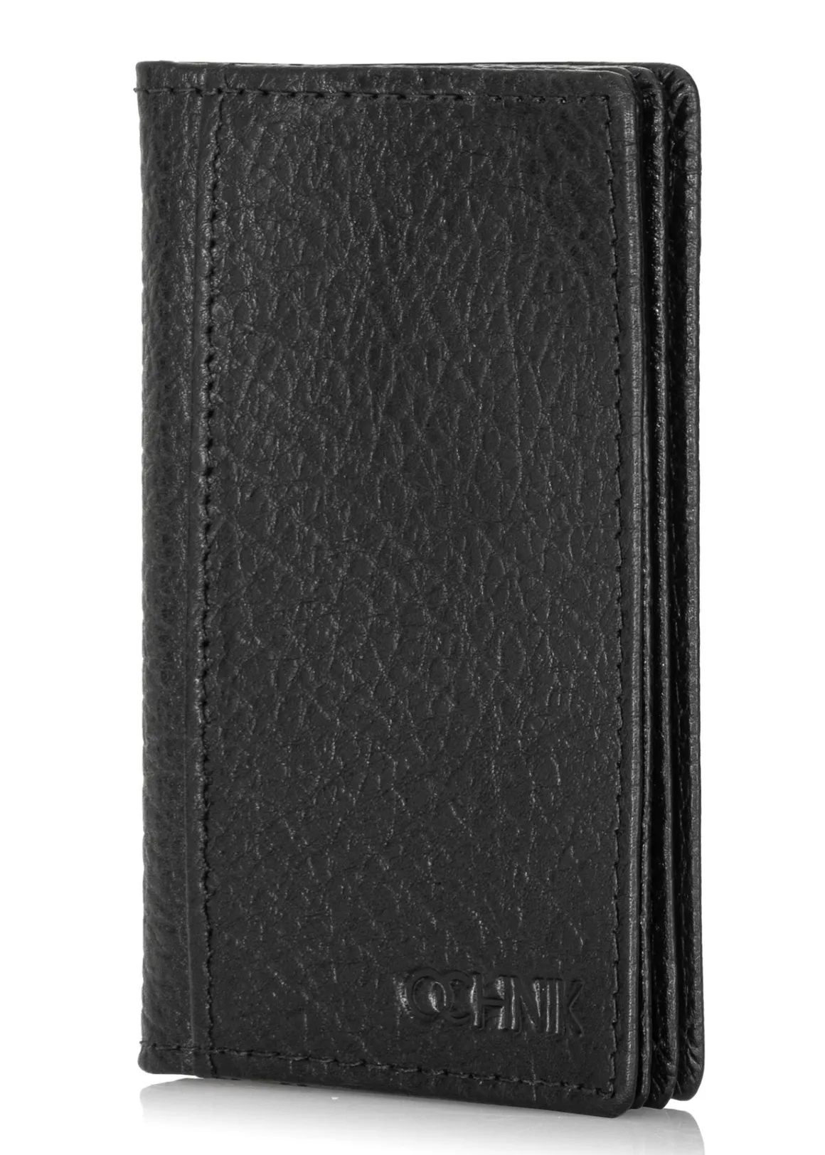 Skórzane groszkowane etui na karty