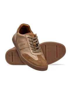 Skórzane męskie buty sportowe