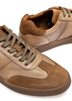 Skórzane męskie buty sportowe