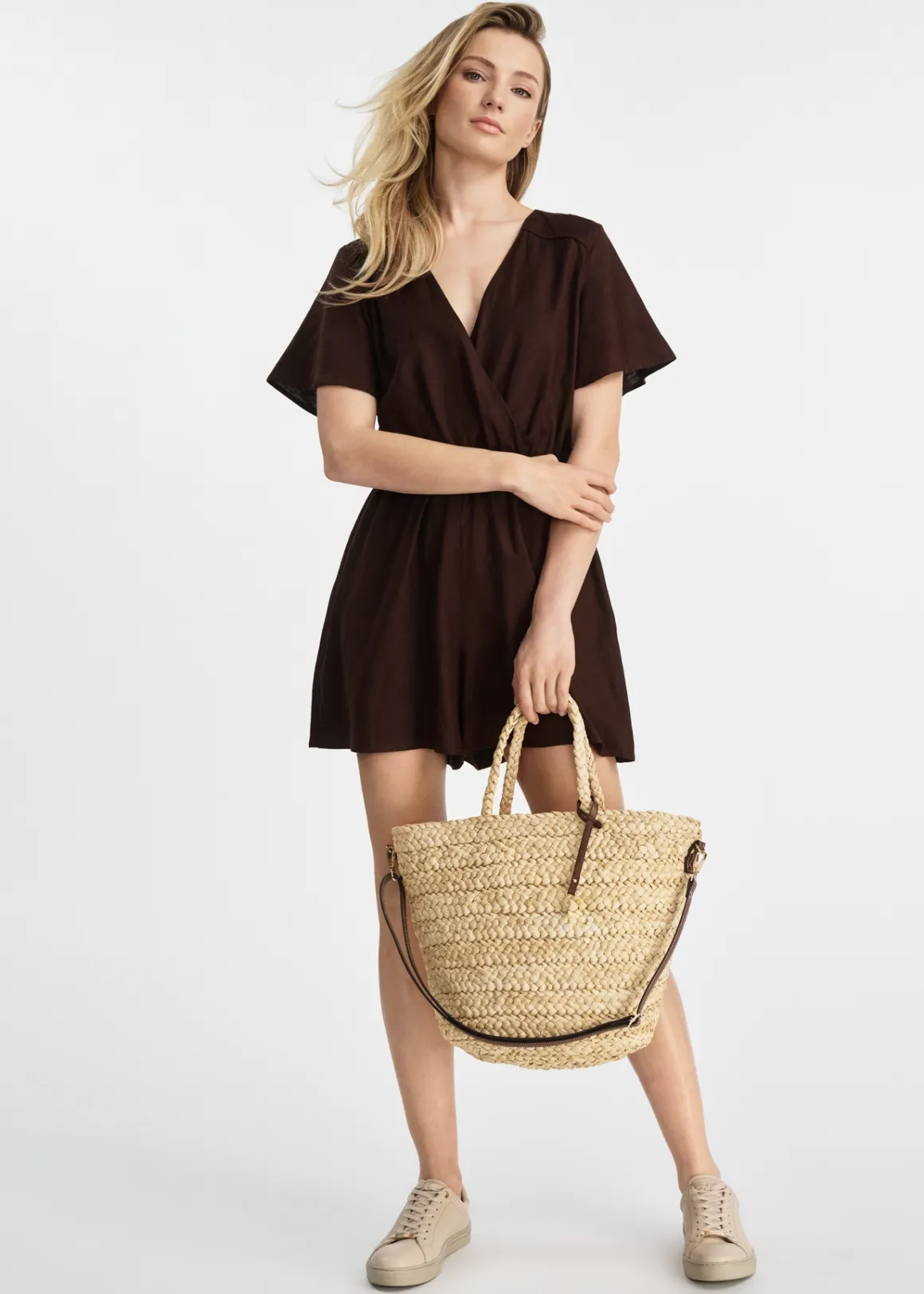 Słomkowa torebka damska shopper