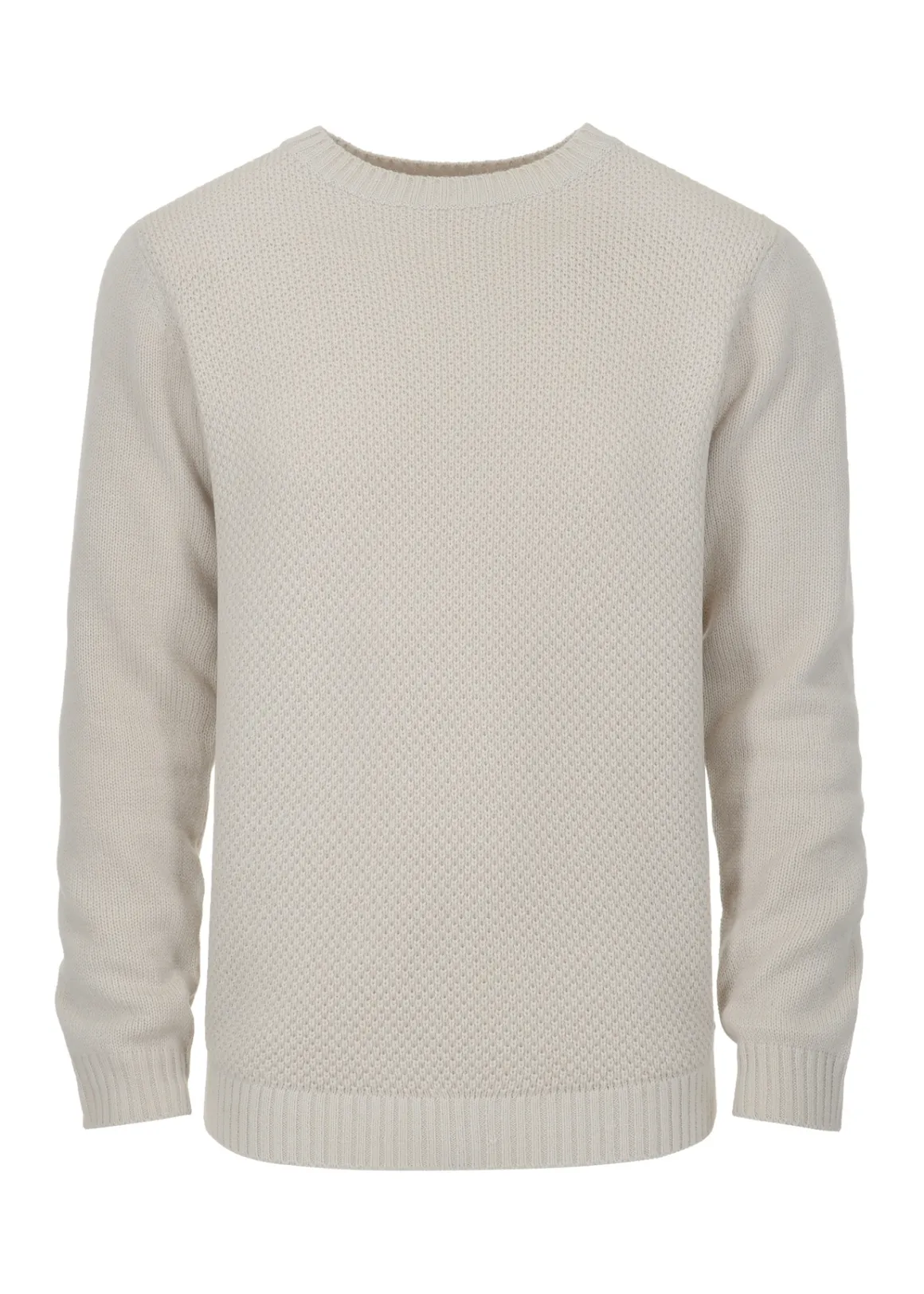 Sweter beżowy męski