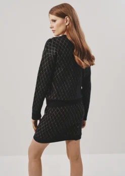 Sweter damski czarny