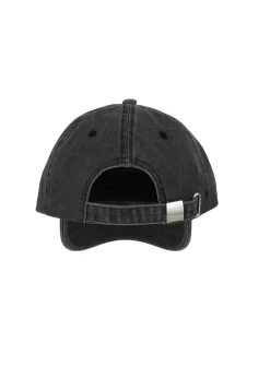 Szara czapka jeansowa z daszkiem unisex