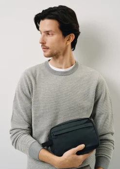 Szara kosmetyczka męska