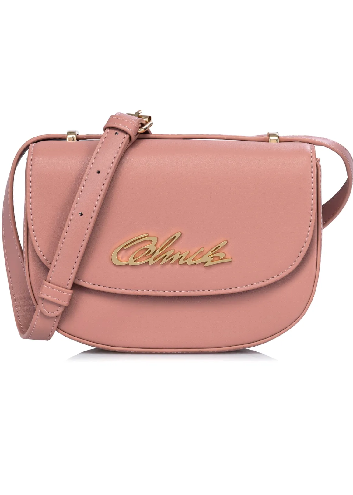 Torebka damska typu saddle bag z logo