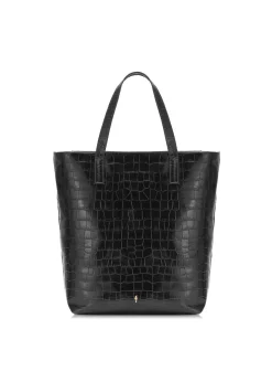 Torebka shopper damska croco