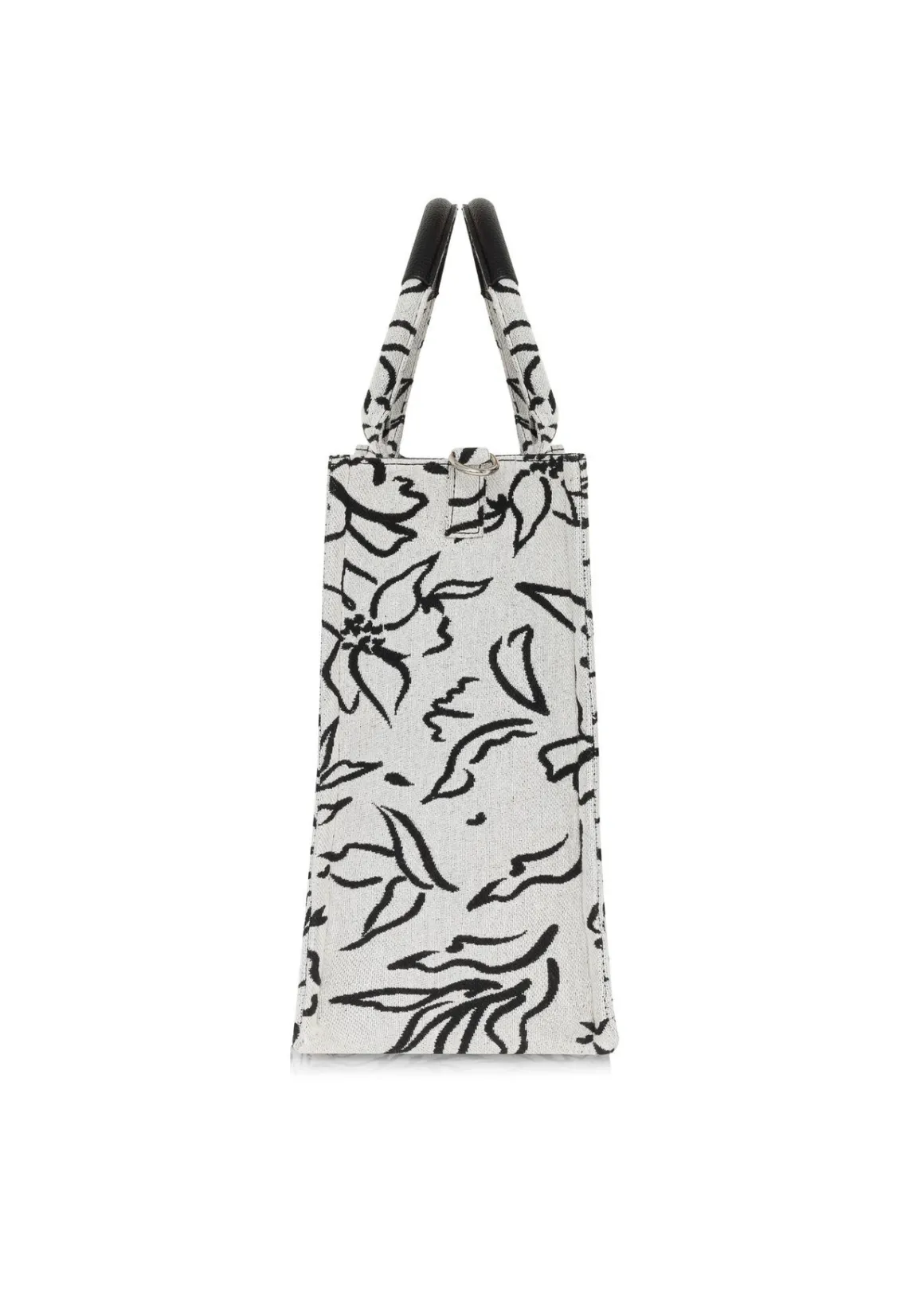 Torebka shopper damska w kwiaty